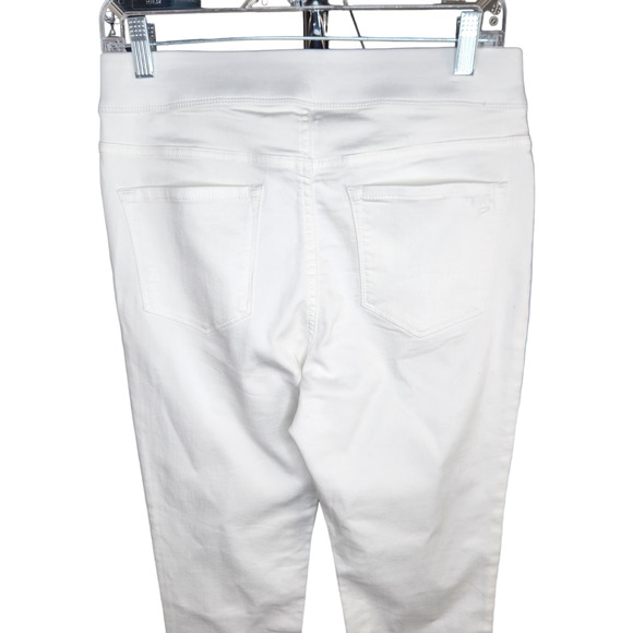 Martha Stewart‎ Women's Jeans Size 4 TallWhite Knit Denim Ankle  NWOT - Picture 4 of 15